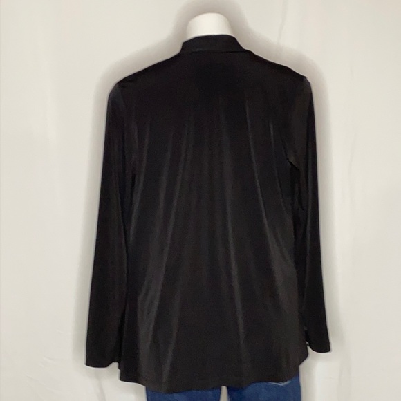 Susan Graver Artisan Liquid Knit Twin Set, S - Picture 5 of 8